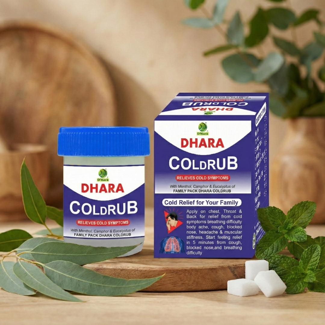 Dhara Coldrub – Herbal Aromatic Chest & Body Rub