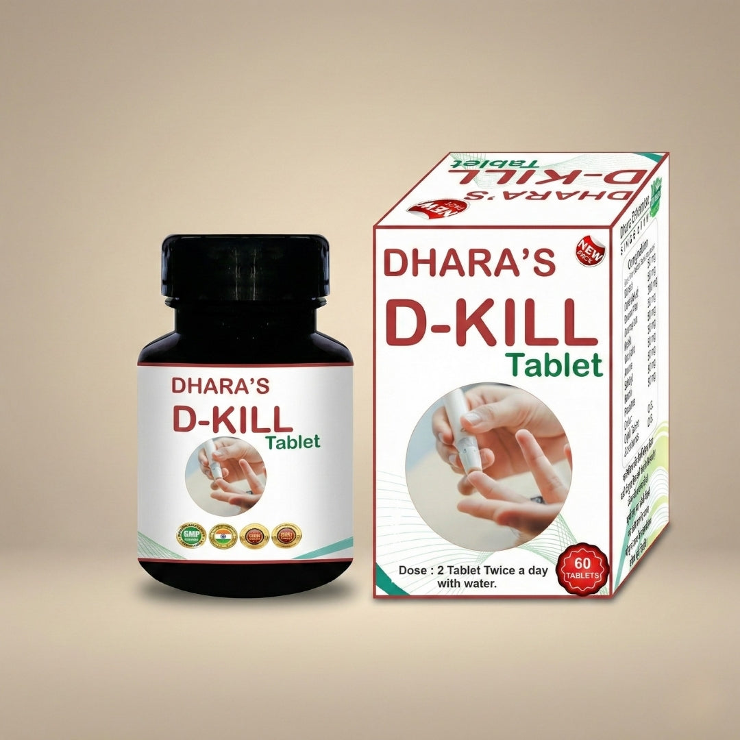 Dhara’s D-Kill Tablet – Ayurvedic Herbal Wellness Tablet