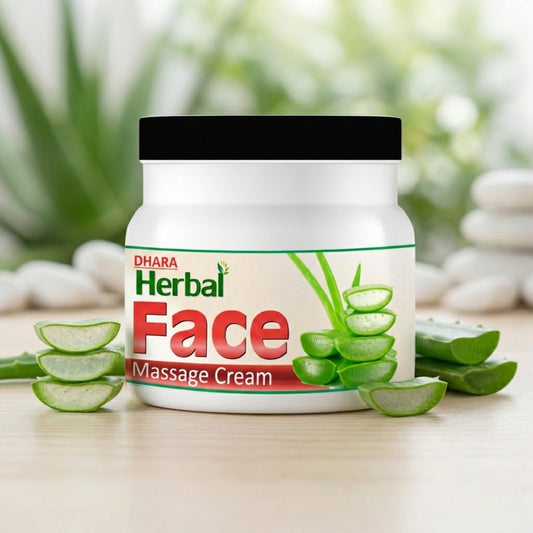 Dhara Herbal Face Massage Cream – Ayurvedic Facial Massage Cream