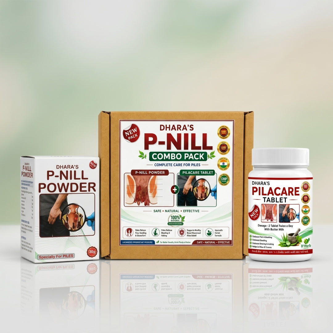 Dhara P-Nill Combo Pack – Ayurvedic Piles Support Kit